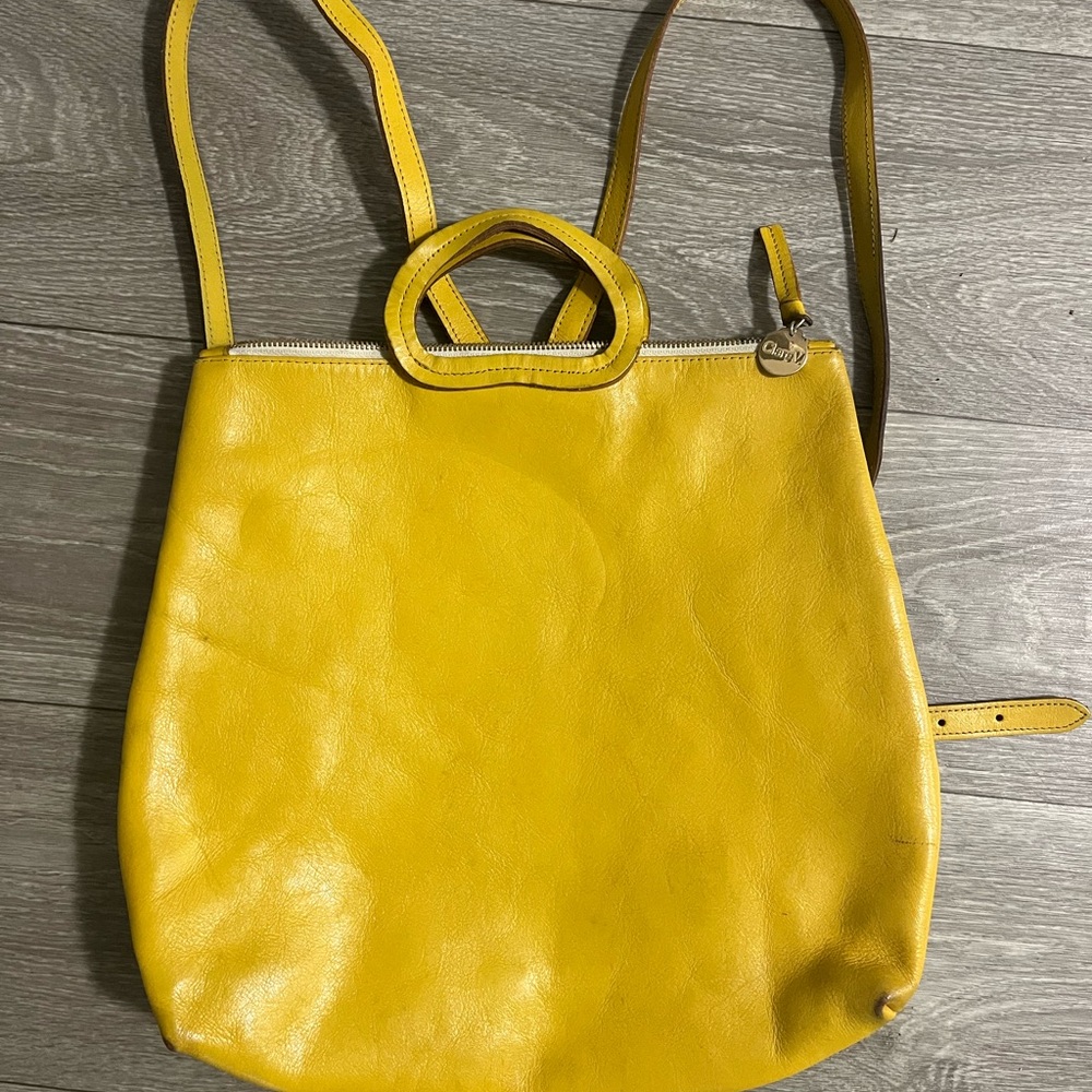 Clare V Yellow Backpack